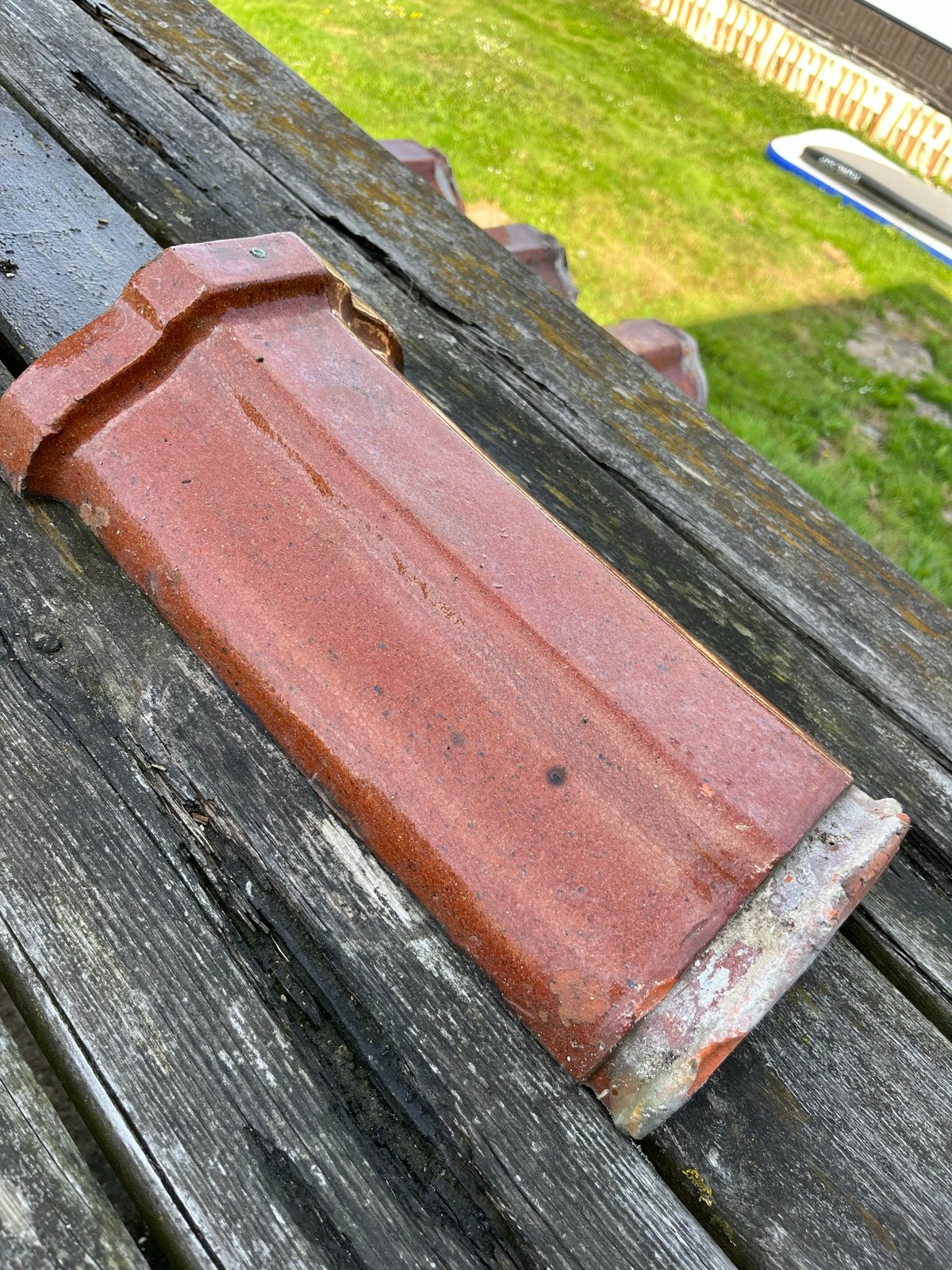 Geglazuurde nokvorsten, Ophalen, Gebruikt, Steen of Klei, 15 m² of meer