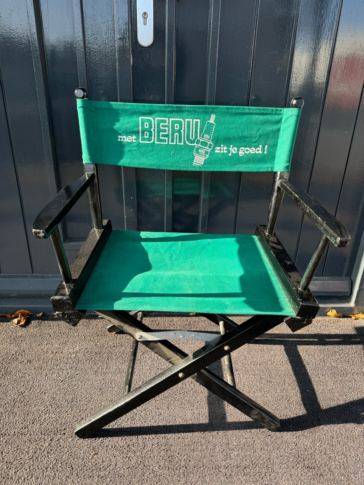 Vintage Beru Klapstoel - Groene Regisseursstoel, Ophalen, Gebruikt, Gebruiksvoorwerp, .