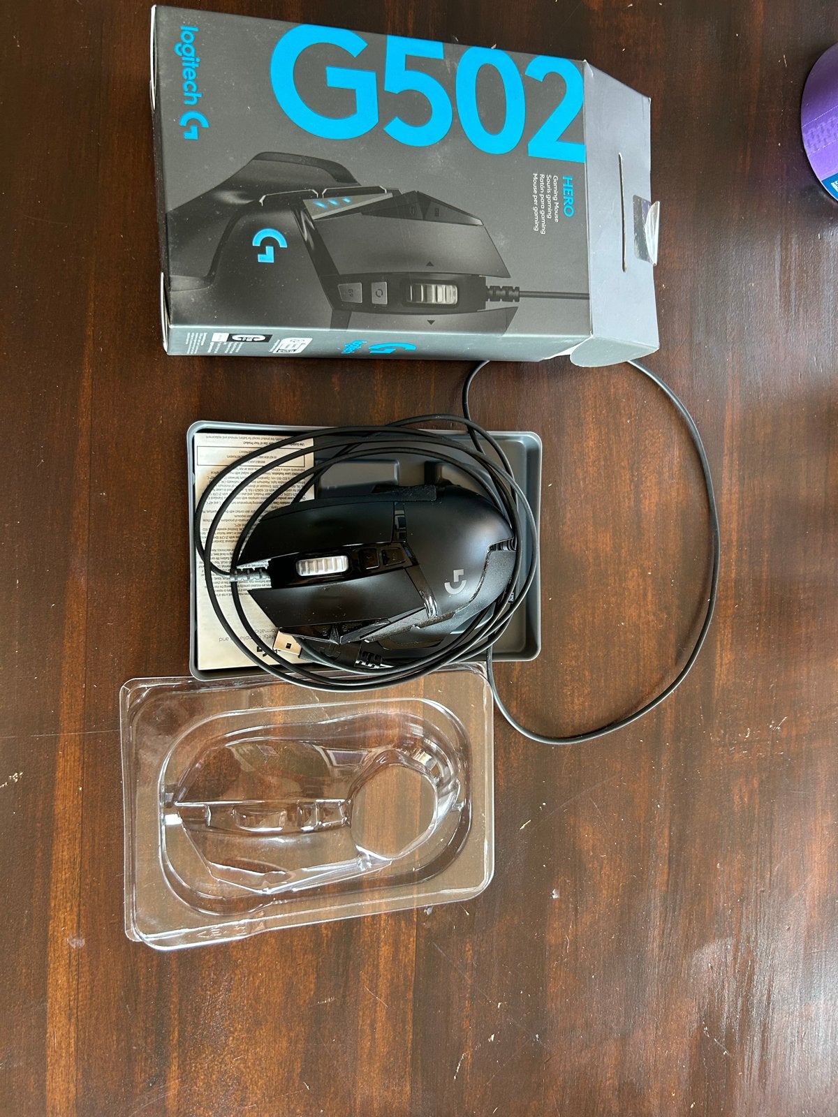 Logitech G502 gaming muis - nog geen jaar oud, Computers en Software, Muizen, Ophalen, Rechtshandig, Muis, Gaming muis