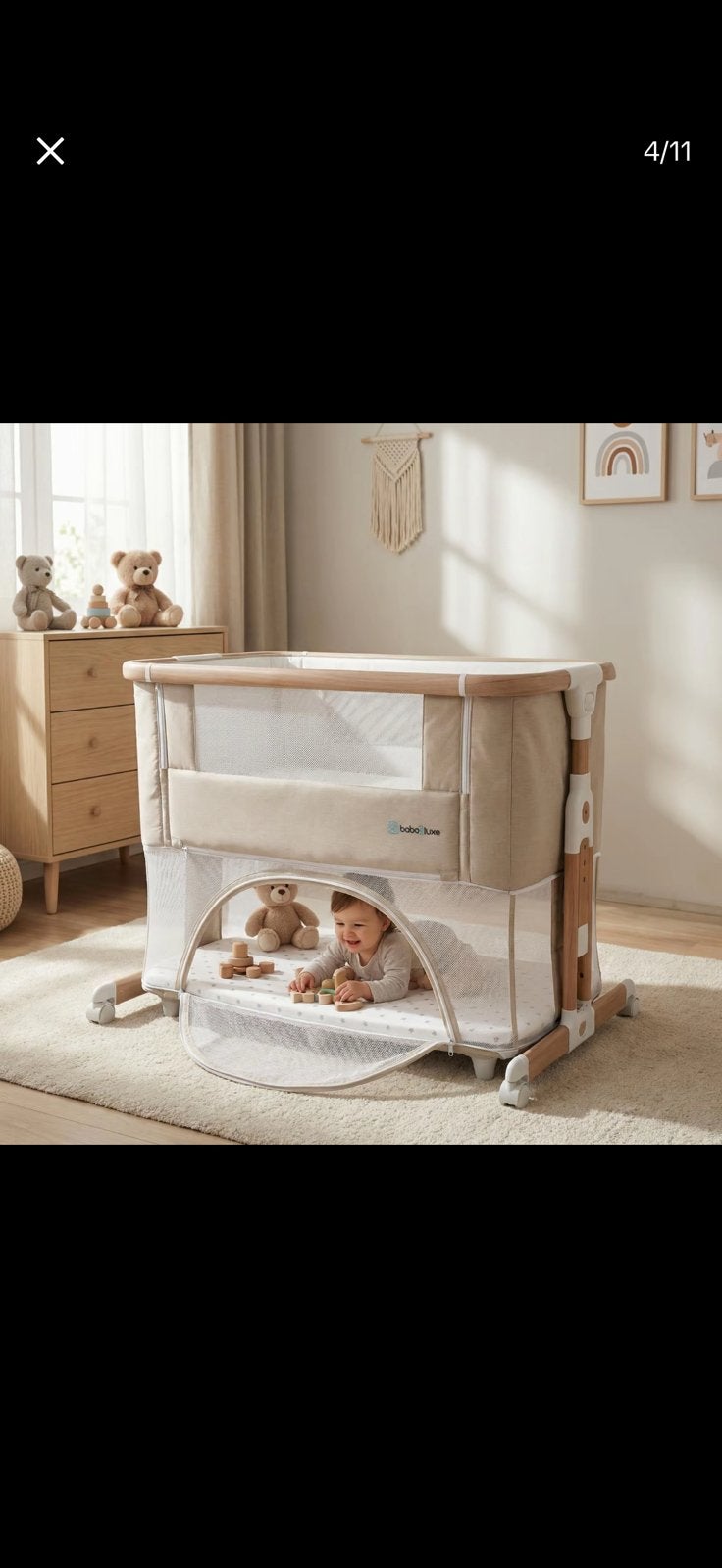 Baby bed nog in doos, Dieren en Toebehoren, Minder dan 60 cm, Kooi, 110 cm of meer, Ophalen of Verzenden