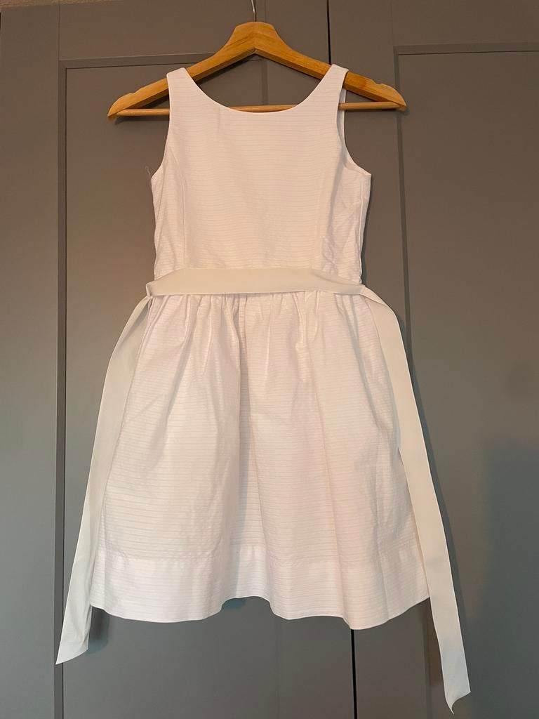 Doopjurk bruidsmeisje ralph lauren witte jurk nieuw mt140, Ophalen of Verzenden, Nieuw, Meisje, Jurk of Rok