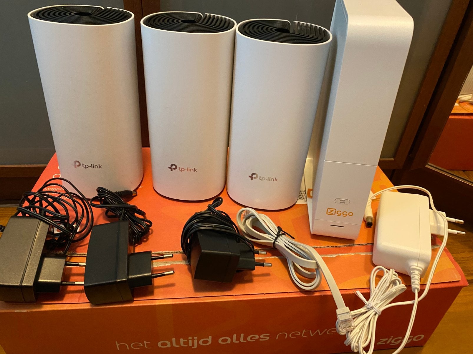 TP-Link Deco M4 mesh-wifisysteem, bestaande uit 3 stations, Ophalen of Verzenden, Zo goed als nieuw