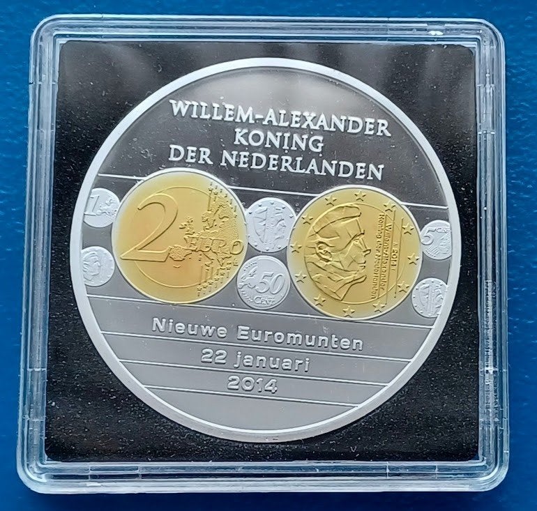 Koning Willem-Alexander Nieuwe Euromunten - Ons Vorstenhuis, Ophalen of Verzenden, Overige materialen, Nederland