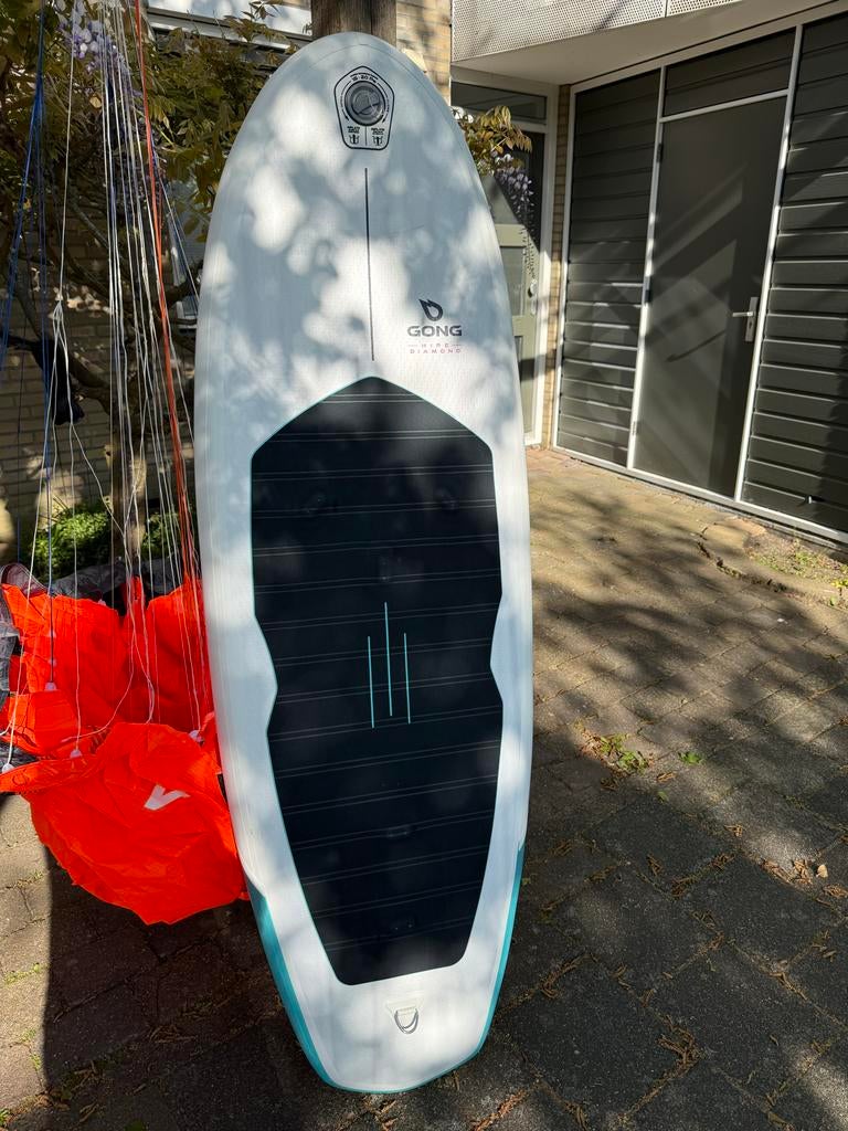 Gong Hipe Diamond 6.3 Wingboard incl Electrische Pomp, Watersport en Boten, Wingsurfen, Ophalen of Verzenden, Zo goed als nieuw