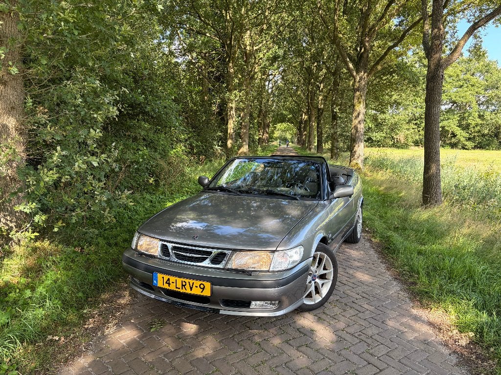 Saab 9-3 2.0 T Anniversary 2001 Grijs, Auto's, Saab, Particulier, Saab 9-3, Airbags, Airconditioning, Automatische klimaatregeling
