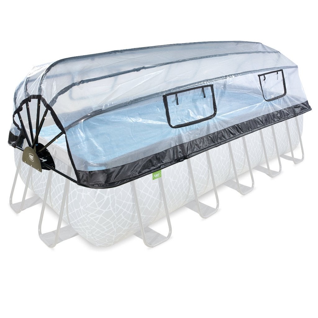 overkapping voor zwembad EXIT 5,40 x 2,50, Tuin en Terras, Ophalen, 200 tot 300 cm, 80 tot 120 cm, Zo goed als nieuw
