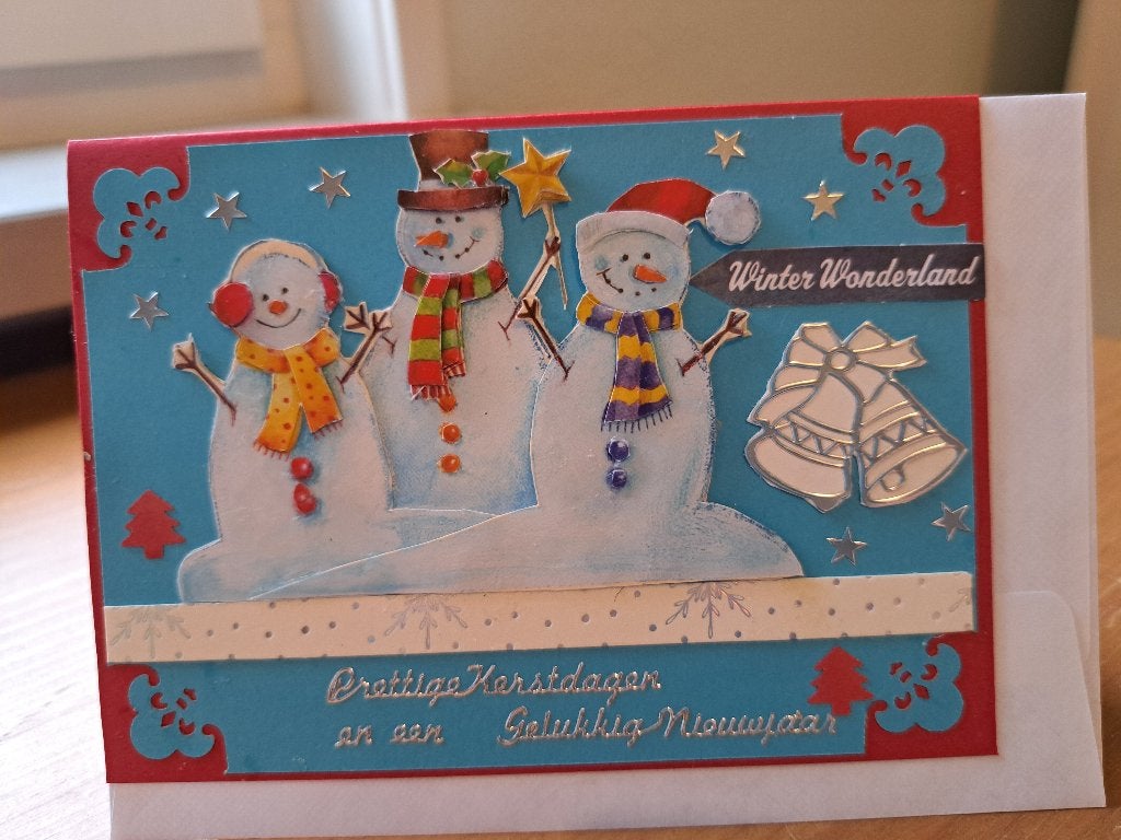 kerstkaarten met envelop!!!, Hobby en Vrije tijd, Kaarten | Zelfgemaakt, Ophalen of Verzenden, Nieuw, Kerst
