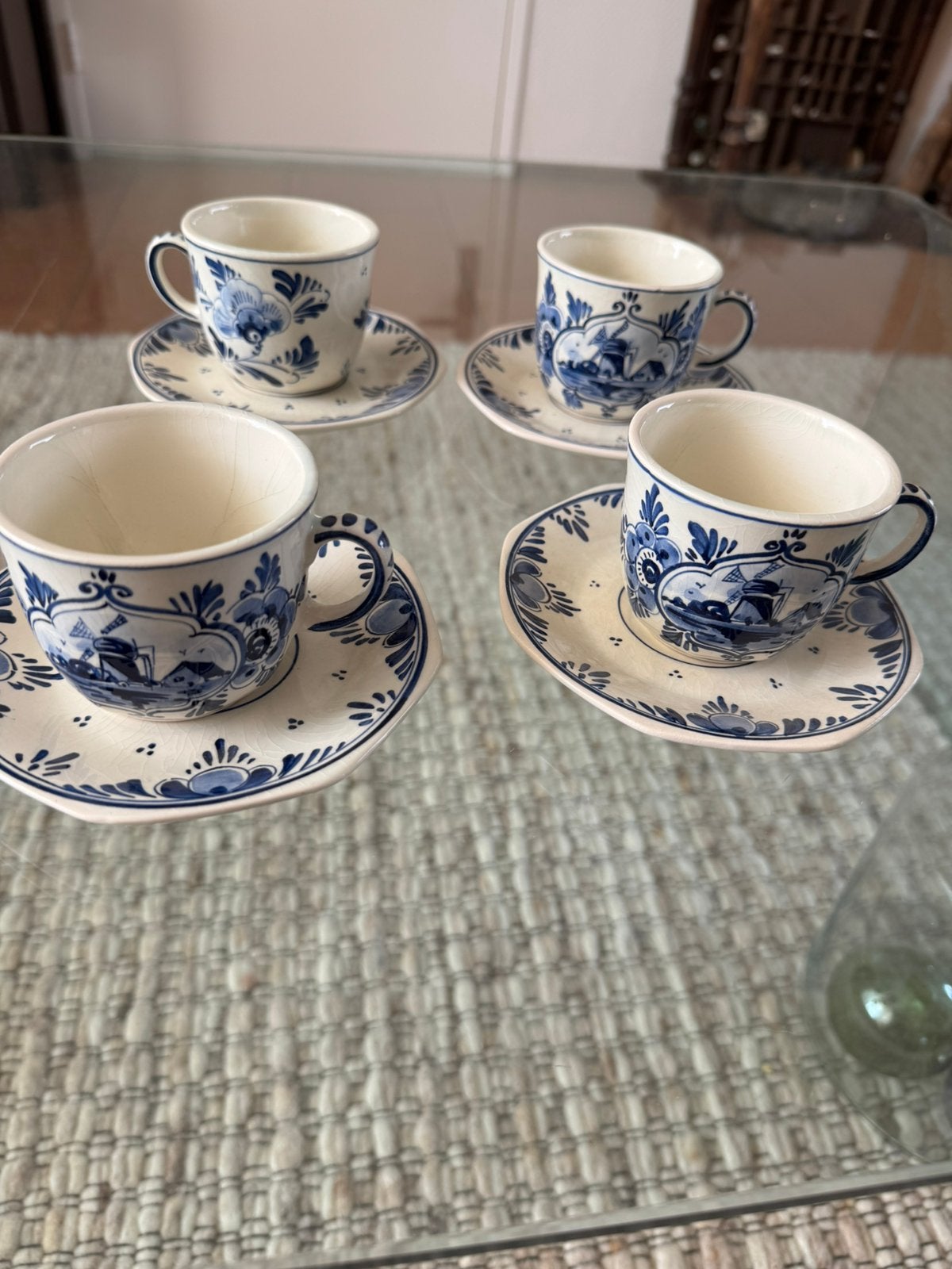 Delftsblauw koffie servies, Ophalen of Verzenden