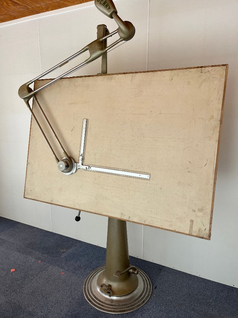 Nike Eskilstuna Tekentafel–Origineel Zweeds Design Jaren ’50, Ophalen, Gebruikt