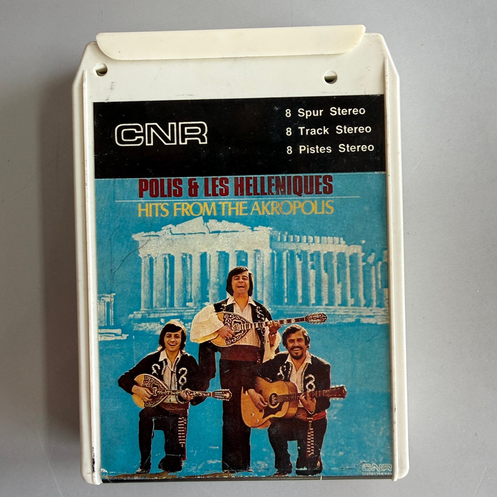 8-track tape Polis & Les Helleniques, Gebruikt, Wereldmuziek, 1 bandje, Ophalen of Verzenden