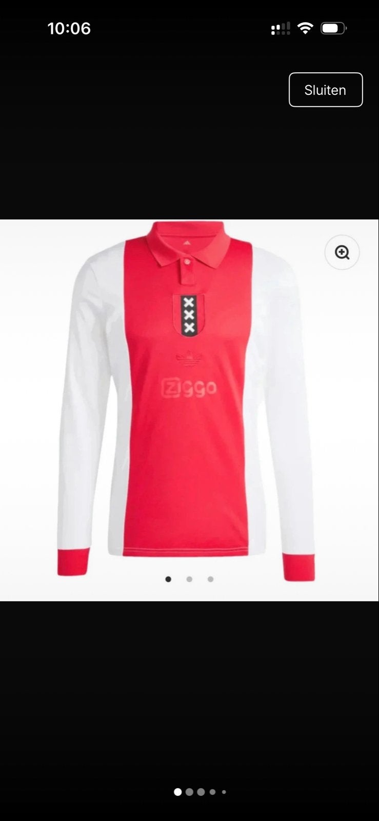 Ajax 125jaar  - Maat XS, Ophalen of Verzenden, Zo goed als nieuw, Voetbal, Rood