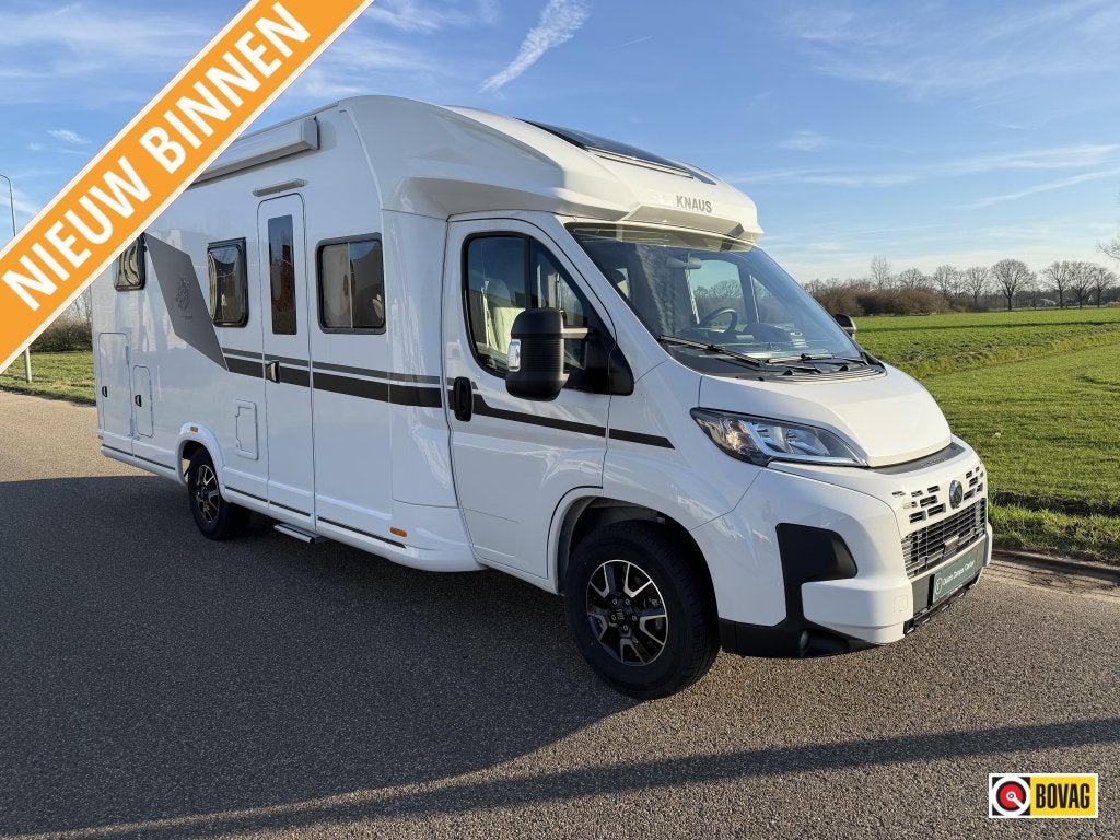 Knaus Live Wave Platinum 700 MEG, Lithium, Thule lift, Caravans en Kamperen, Fiat, Bedrijf, ABS, Raamblindering