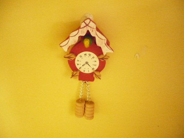 Mie18<> houten koekoeks klokje, Verzenden, Zo goed als nieuw, Poppenhuis