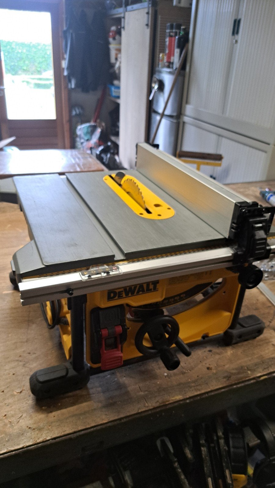 Dewalt tafezaag dwe7485, Ophalen, 1200 watt of meer, Afkortzaag, 70 mm of meer