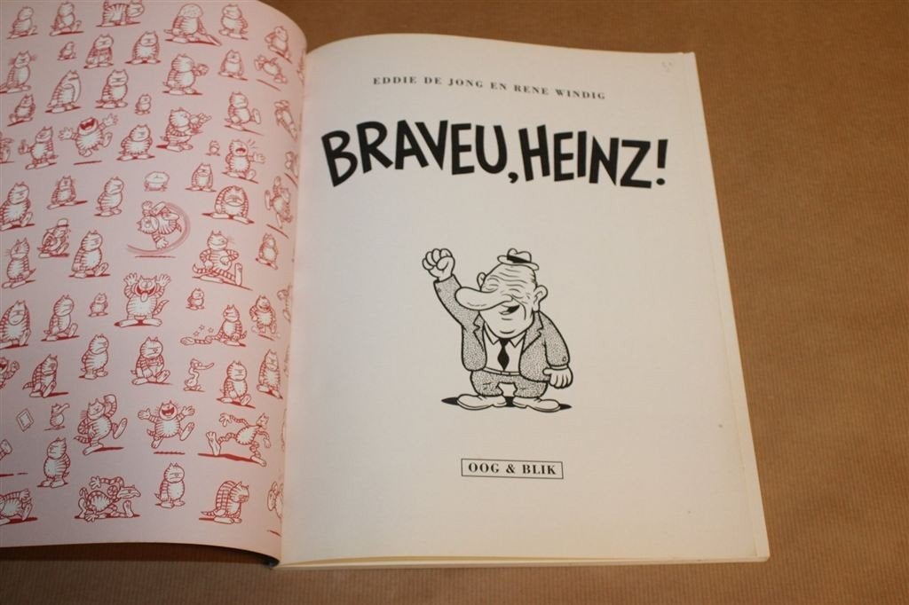Braveu, Heinz! — Strip Deel 23, De Jong, Windig 2001, Eén stripboek, Ophalen of Verzenden, Gelezen