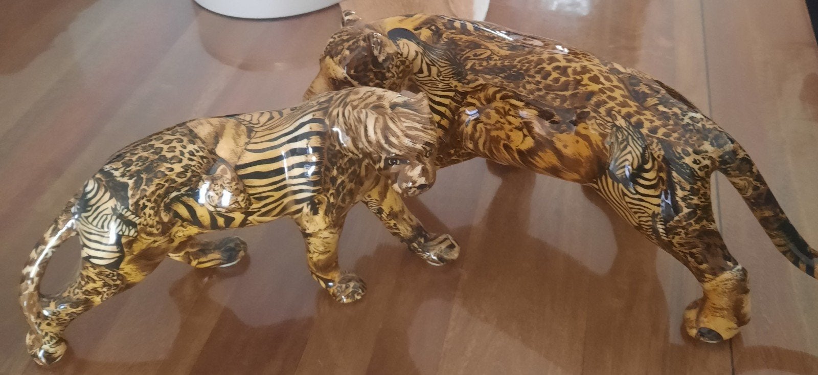 2 Luipaard beelden in nieuwe staat, Ophalen of Verzenden