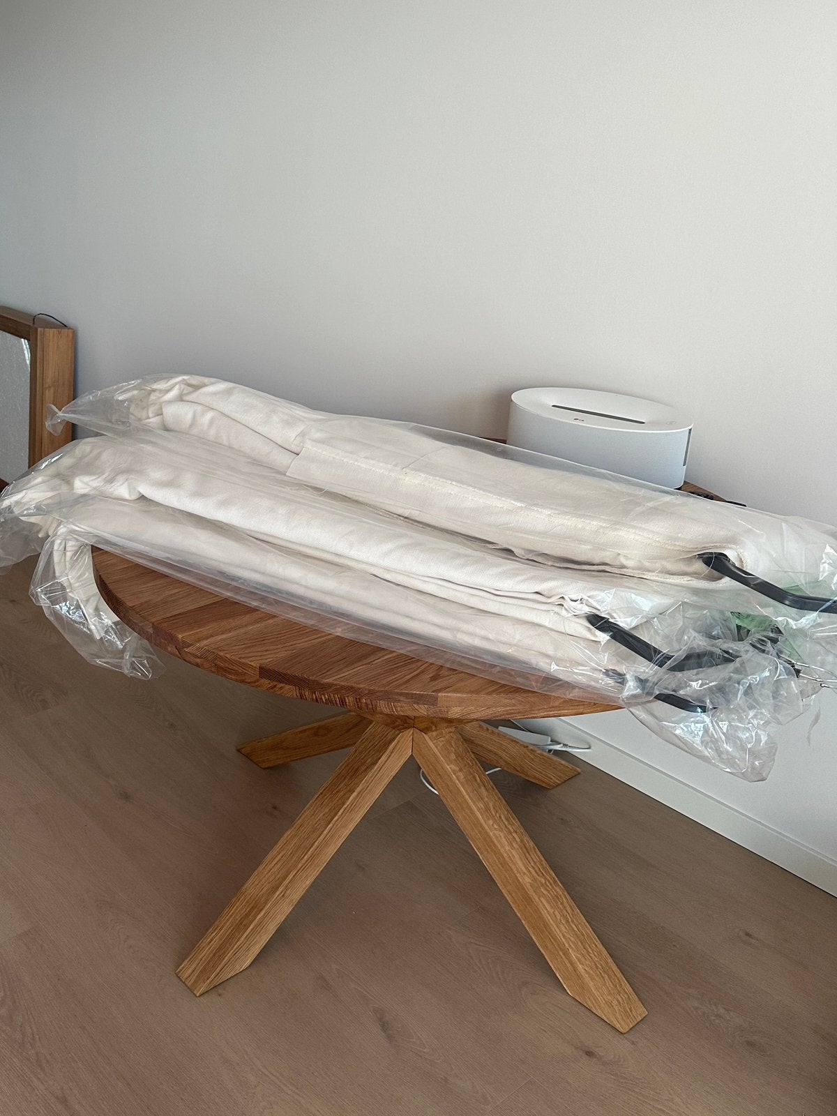 Nieuwe gordijnen Karwei - Kai 358x266, Ophalen, Plooiafwerking, Overgordijn, Karwei