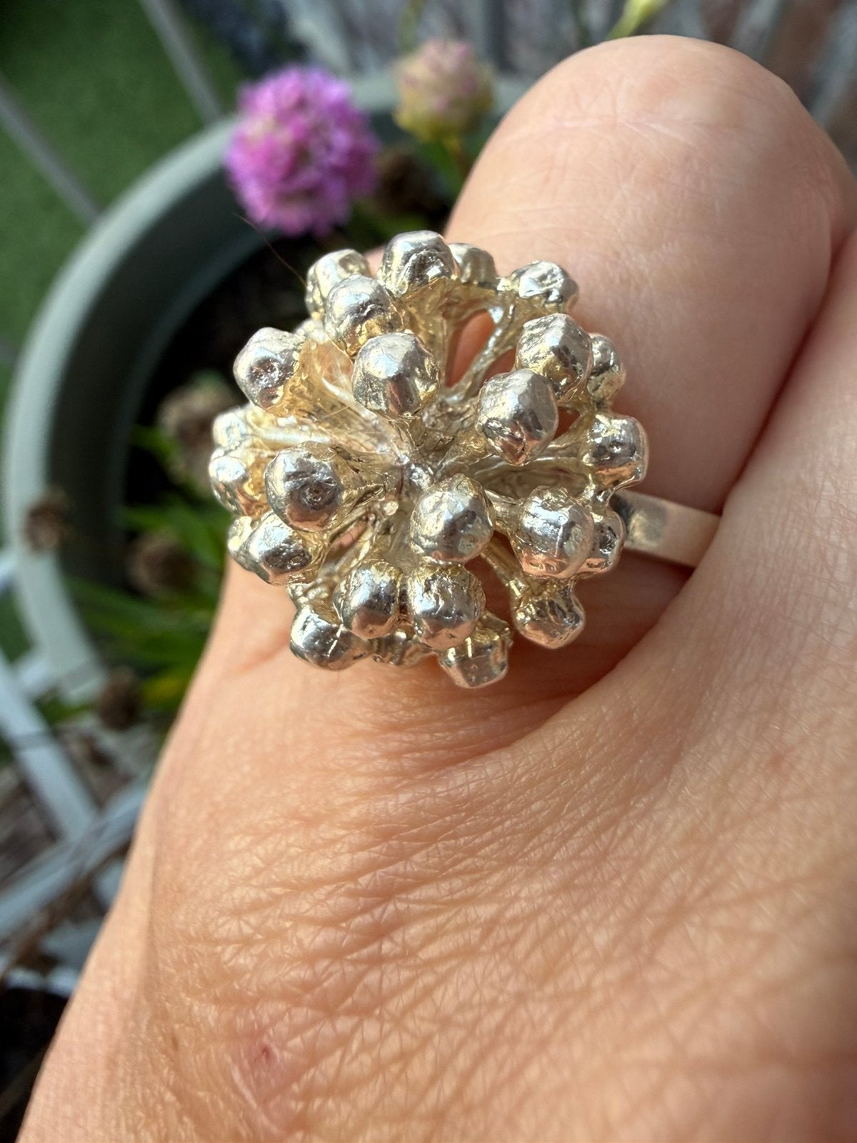 Foto 8 van H132/Zilveren FLORA DANICA ring Denemarken