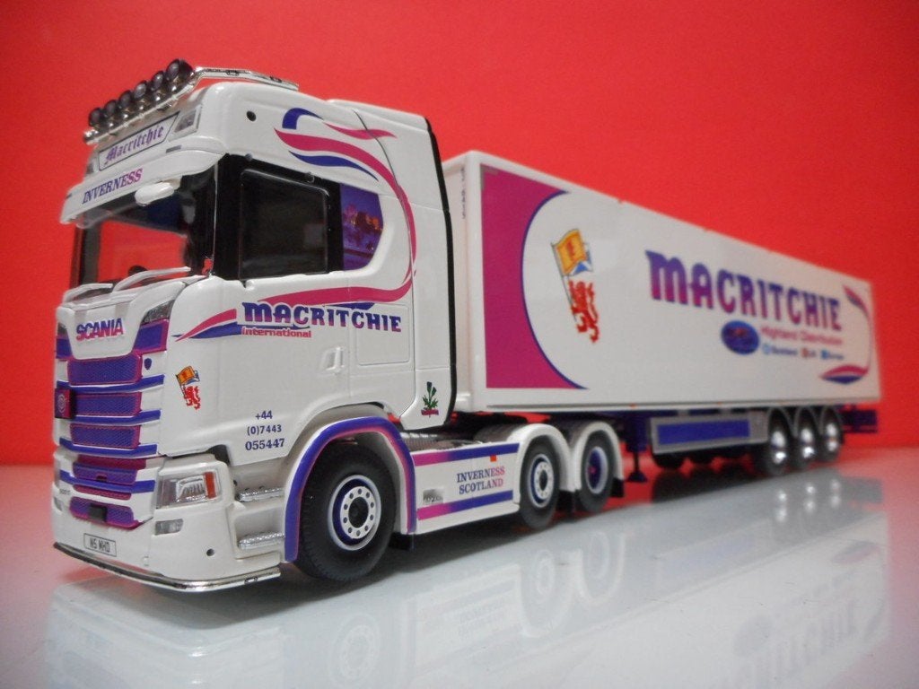TEKNO SCANIA MACRITCHIE, UK 86024, Hobby en Vrije tijd, Ophalen of Verzenden, Nieuw, Bus of Vrachtwagen, Tekno