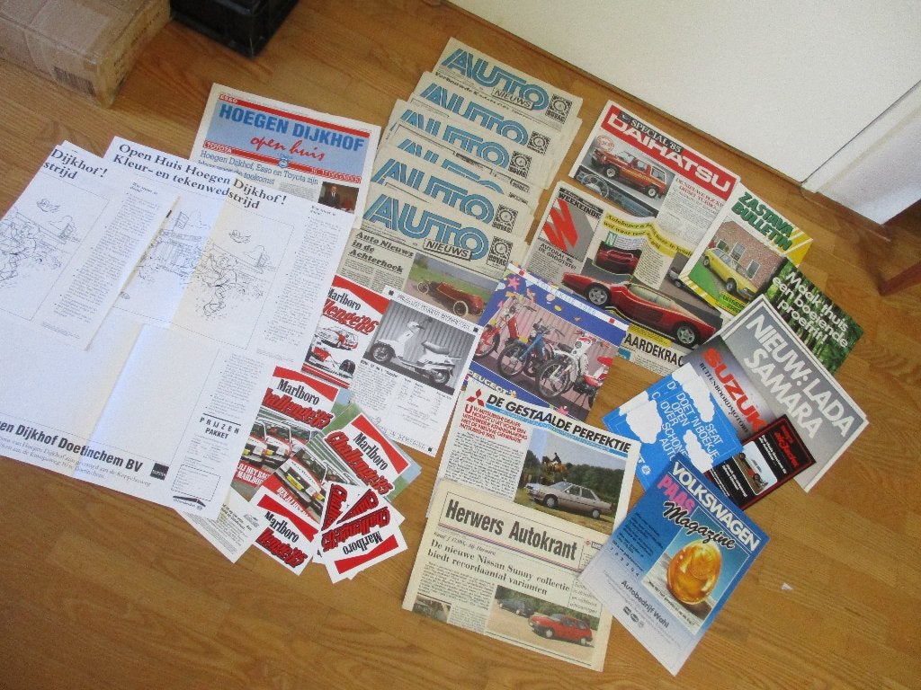 Verzameling Auto/scooter folders oud., Ophalen of Verzenden, Zo goed als nieuw, Auto's