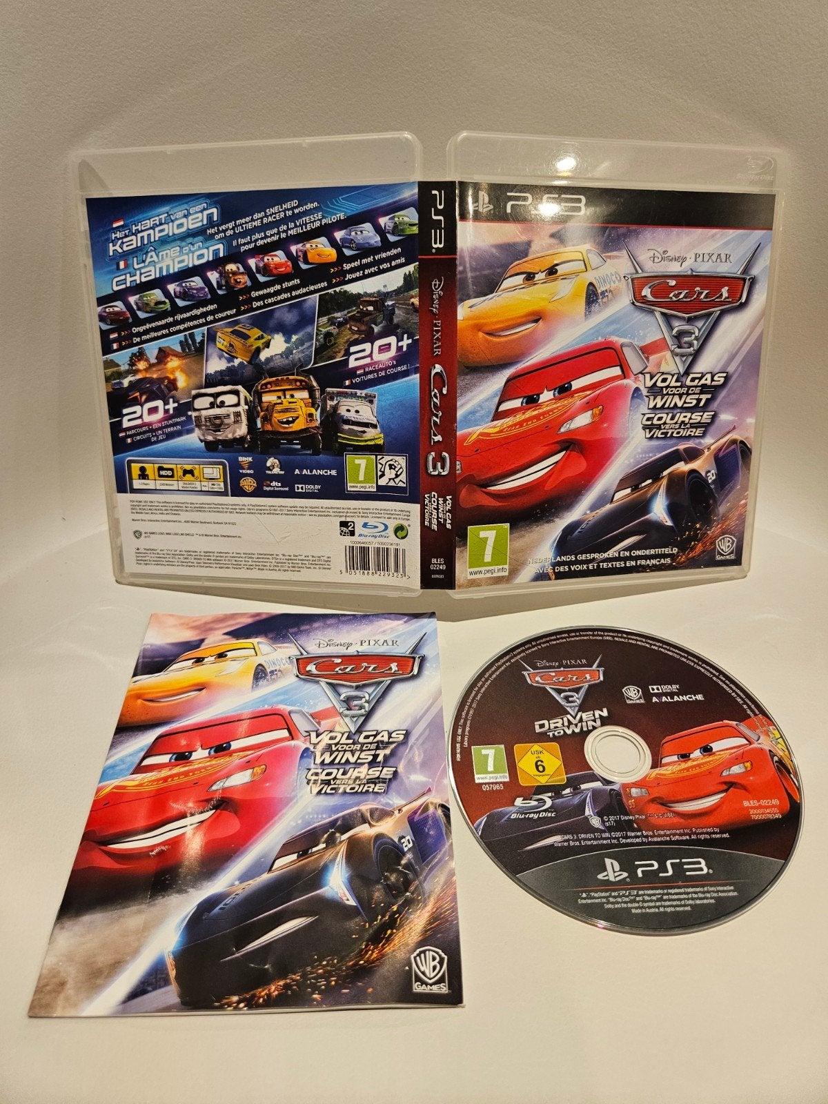 Disney Pixar Cars 3 PS3, Racen en Vliegen, Ophalen of Verzenden, Zo goed als nieuw, 3 spelers of meer