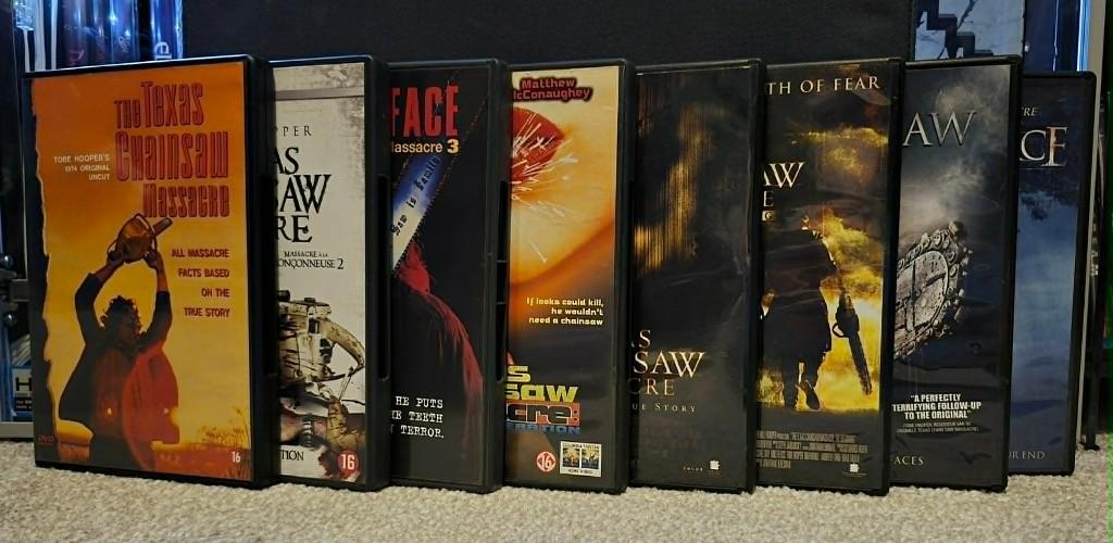 The Texas Chainsaw Massacre - Collection (1974-2017), Cd's en Dvd's, Dvd's | Horror, Zo goed als nieuw, Slasher, Vanaf 16 jaar