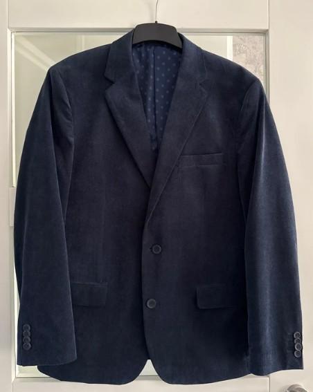 Colbert donkerblauw (heren, maat L), Maat 52/54 (L), Blauw, Zo goed als nieuw, C&A