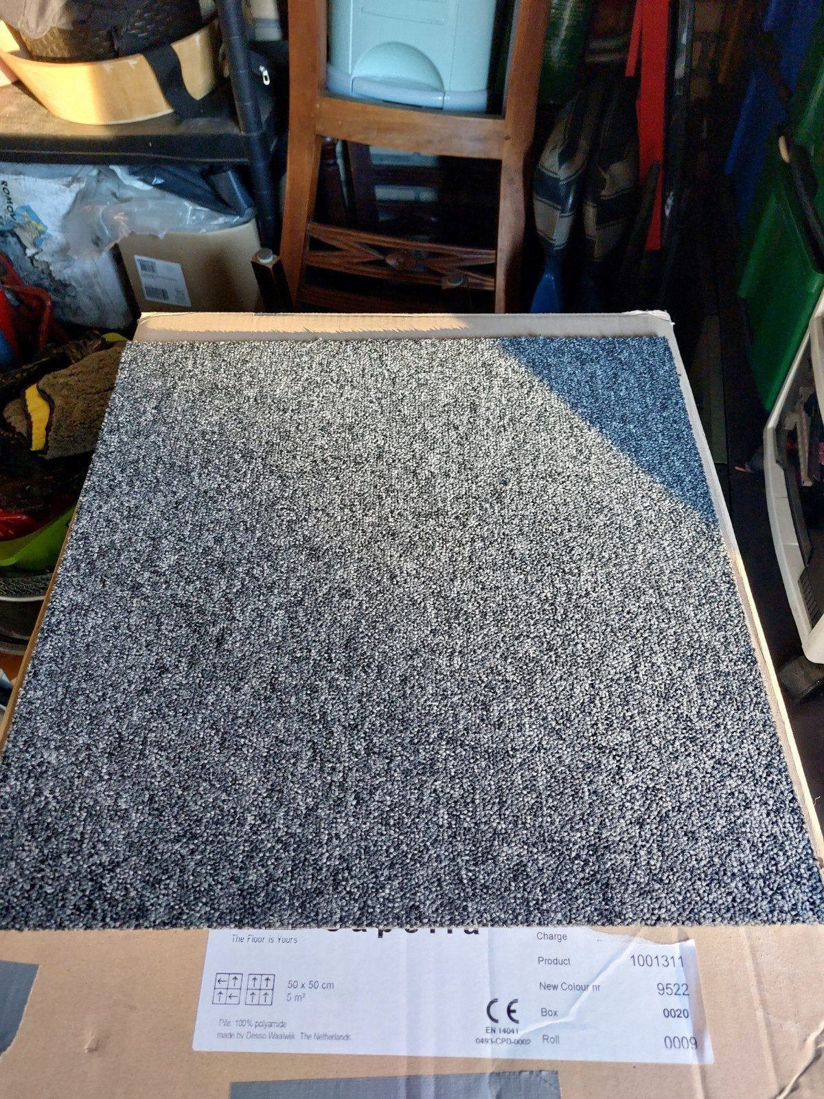 Desso Vloertegels 40m² - 50x50 cm - 8 dozen, Ophalen, 50 tot 100 cm, Vierkant, Nieuw