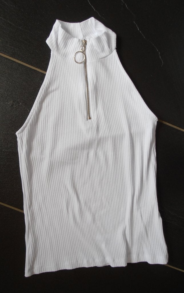 top maat XS, Kleding | Dames, Wit, Ophalen of Verzenden, Zo goed als nieuw, Zonder mouw