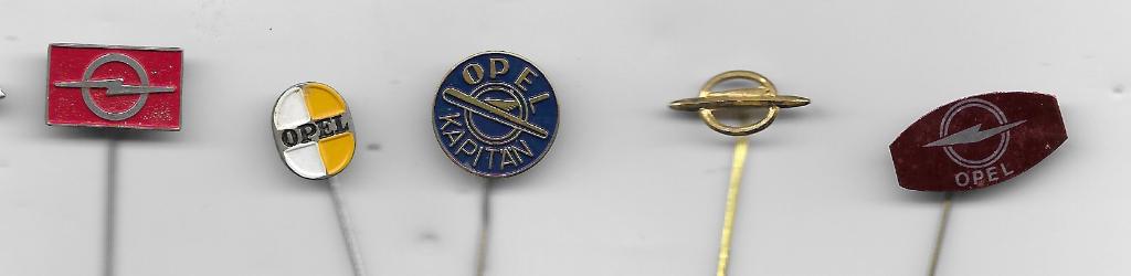 5 OPEL AUTO SPELDEN VERSCHILLENDE, Verzamelen, Speldjes, Pins en Buttons, Verzenden, Gebruikt, Transport, Speldje of Pin