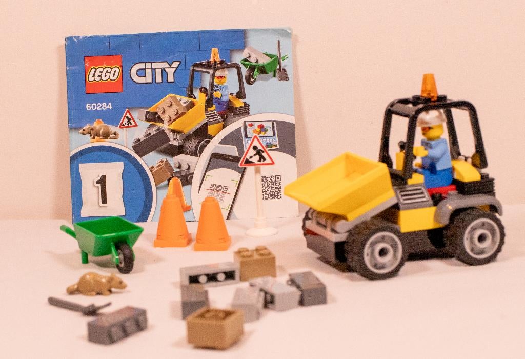 Lego city 60284 wegenbouw truck, Compleet, City, Lego, Ophalen of Verzenden