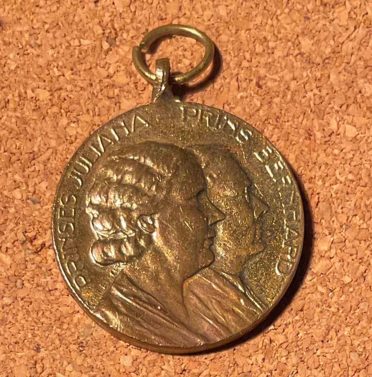 Draagmedaille - Prinses Juliana en Prins Bernhard 7-1-1937, Ophalen of Verzenden, Overige materialen, Nederland