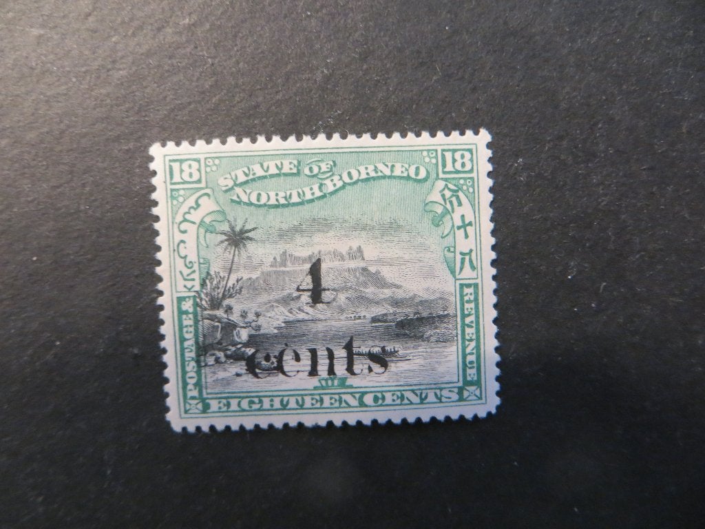 A04907: North Borneo  4 c, Ophalen of Verzenden, Oost-Azië