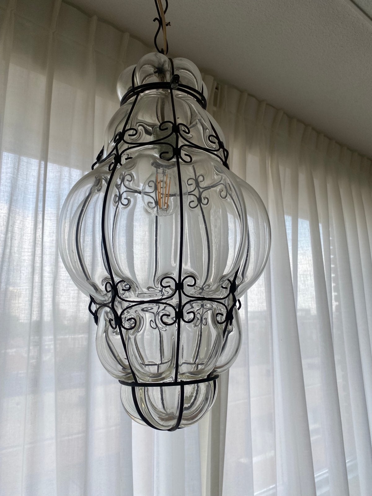 Koopje!!! Twee mondgeblazen Venetiaanse lampen, Ophalen