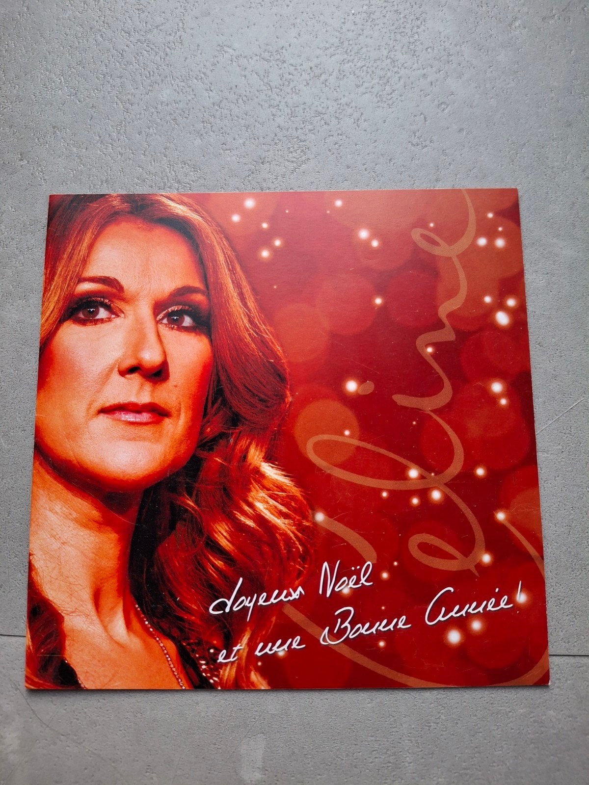 Celine Dion Kerstkaart 1, Ophalen of Verzenden