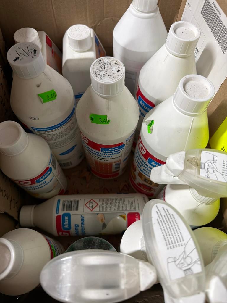 Klus Verfbenodigdheden - Diverse Flessen, Ophalen of Verzenden, Overige typen