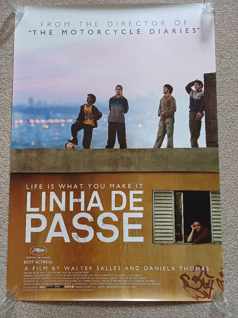 LINHA   DE   PASSE      filmposter., Rechthoekig Staand, Verzenden, Zo goed als nieuw, A1 t/m A3
