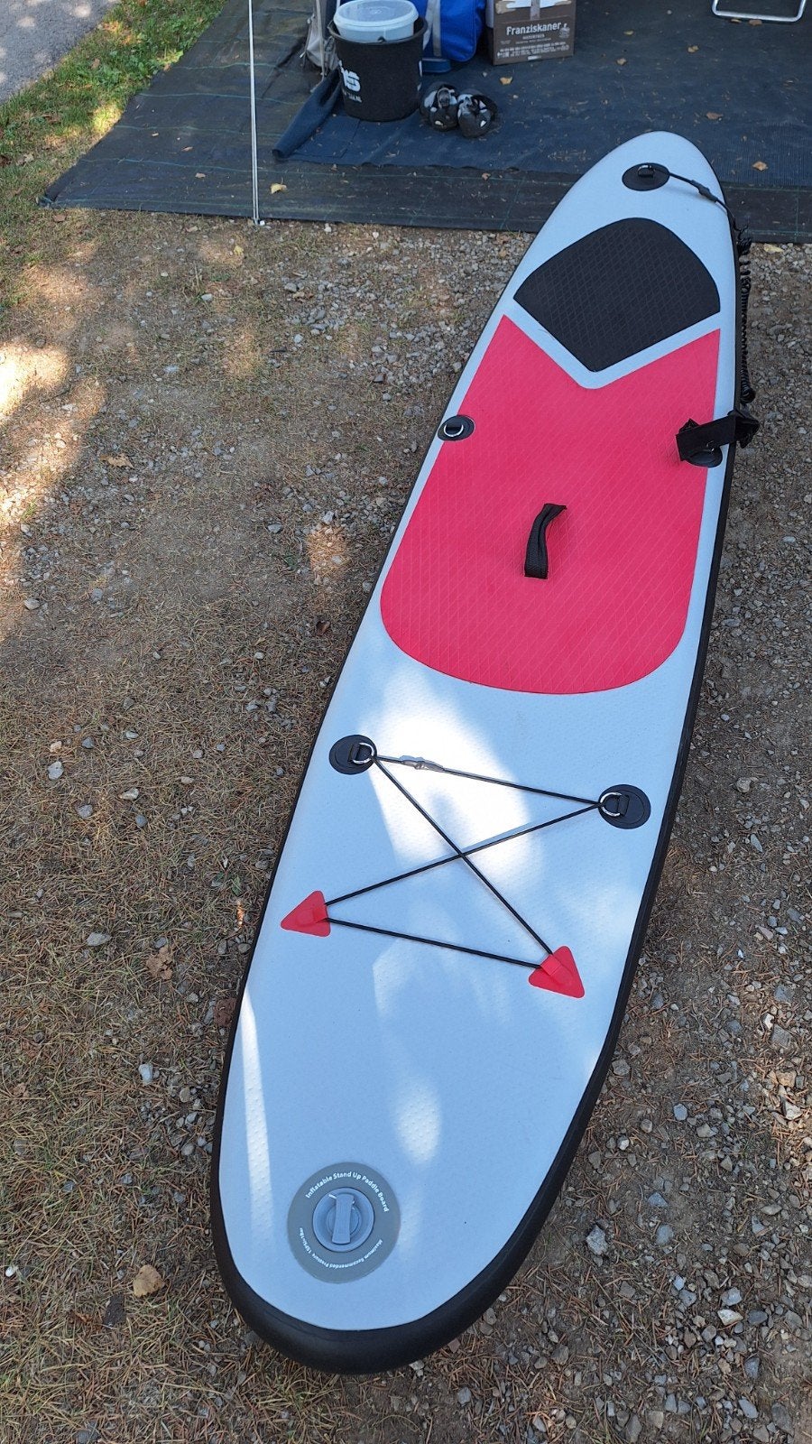 Opblaasbaar SUP-board met peddel - Zo goed als nieuw, Ophalen of Verzenden, Zo goed als nieuw, SUP-boards