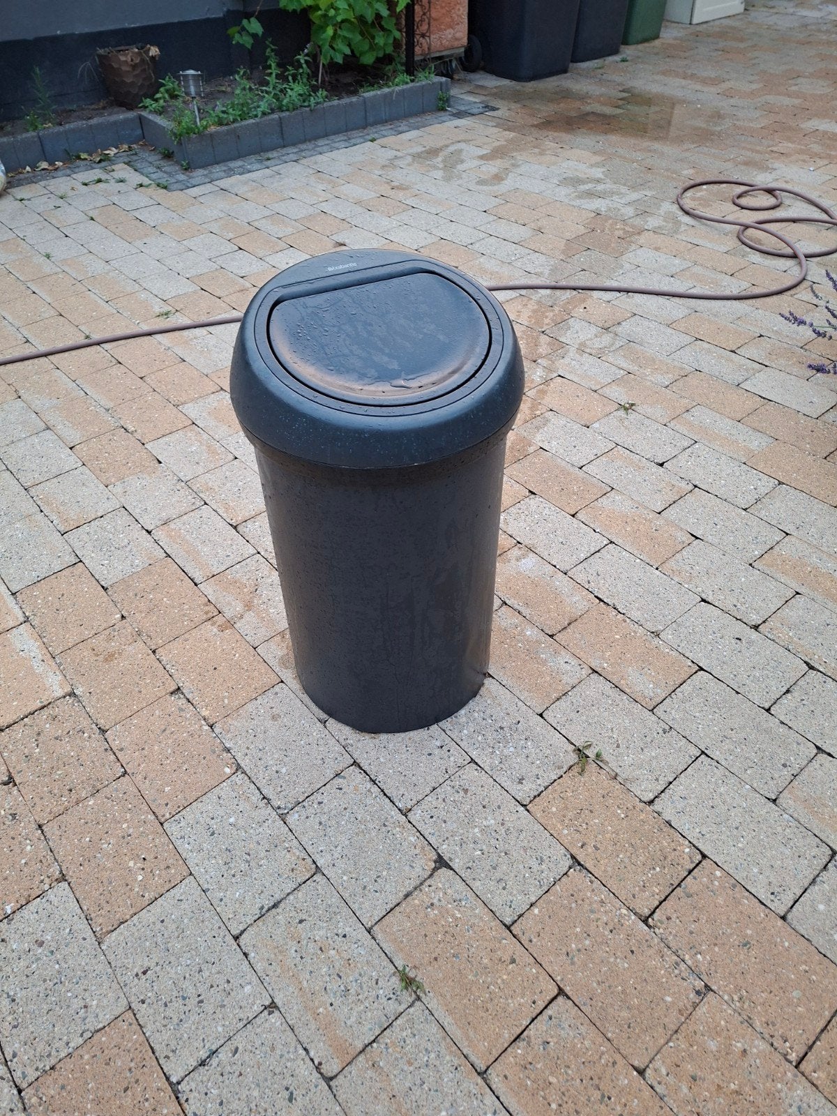 Brabantia prullenbak, Ophalen, Gebruikt, Zwart