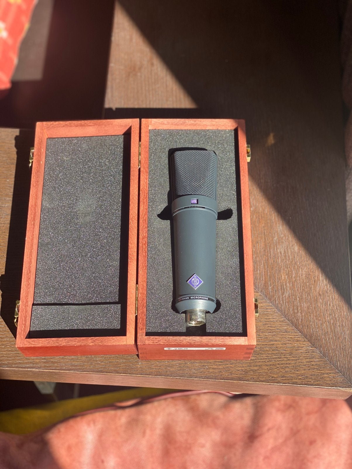 Neumann U 89 i mt – vintage studiomicrofoon – originele kist, Muziek en Instrumenten, Ophalen, Gebruikt, Studiomicrofoon