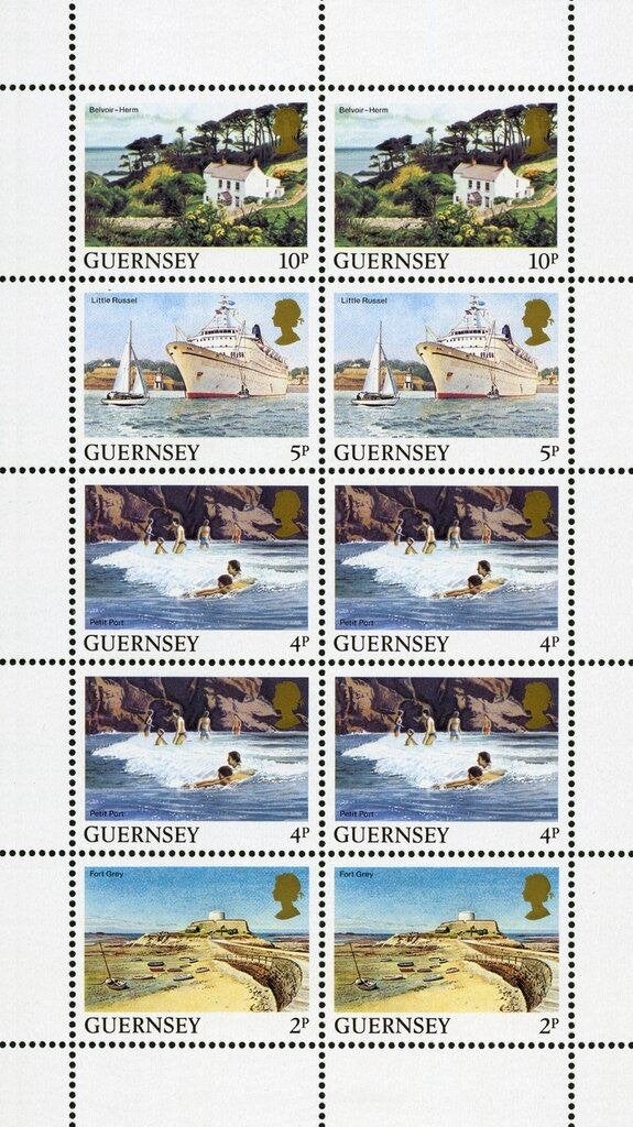 20-06 Guernsey Blatt 24 postfris gevouwen, Verzenden, Postfris