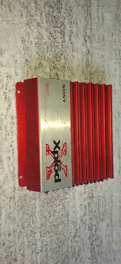 sony amplifier XM-440EX, Ophalen, Sony, 120 watt of meer, Gebruikt