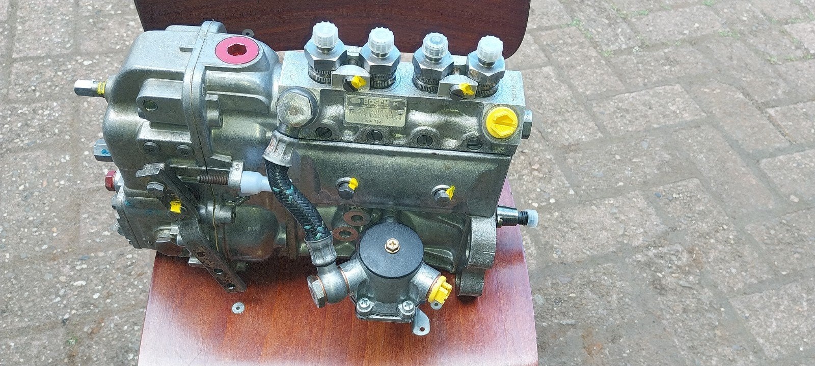 Deutz F4L912 brand stofpomp trekker luchtgekoeld traktor, Ophalen, Elektromotor