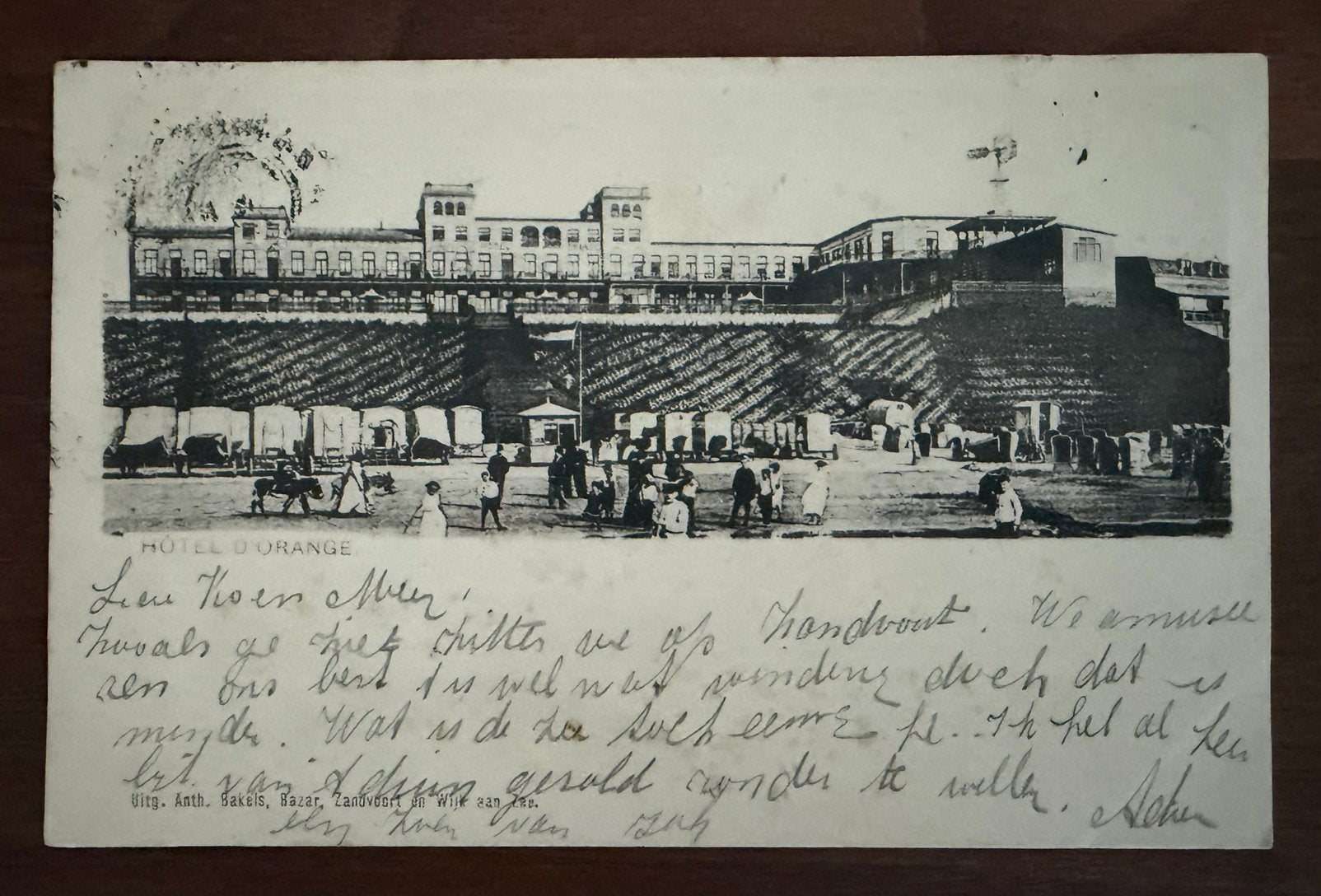 Ansichtkaart Zandvoort - Hotel d’Orange, Ophalen of Verzenden, Voor 1920, Gelopen, Noord-Holland