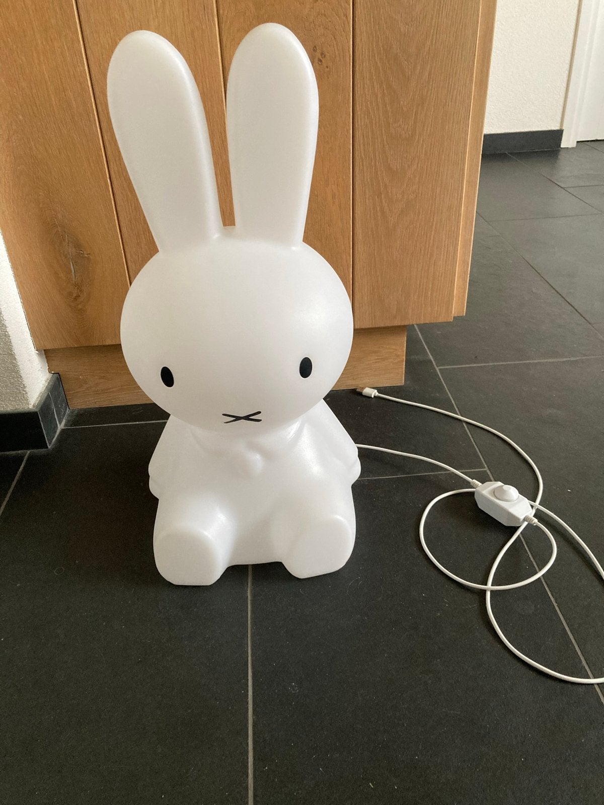 Nijntje lamp 50 cm dimbaar met USB kabel, Ophalen, Overige merken, Zo goed als nieuw, Wit