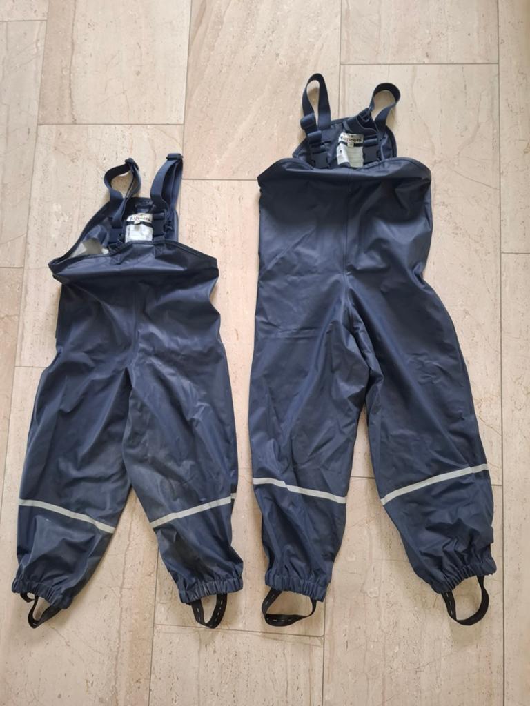 Twee Playshoes regenbroeken maat 104 en 116, Ophalen, Zo goed als nieuw, Playshoes, Jongen of Meisje