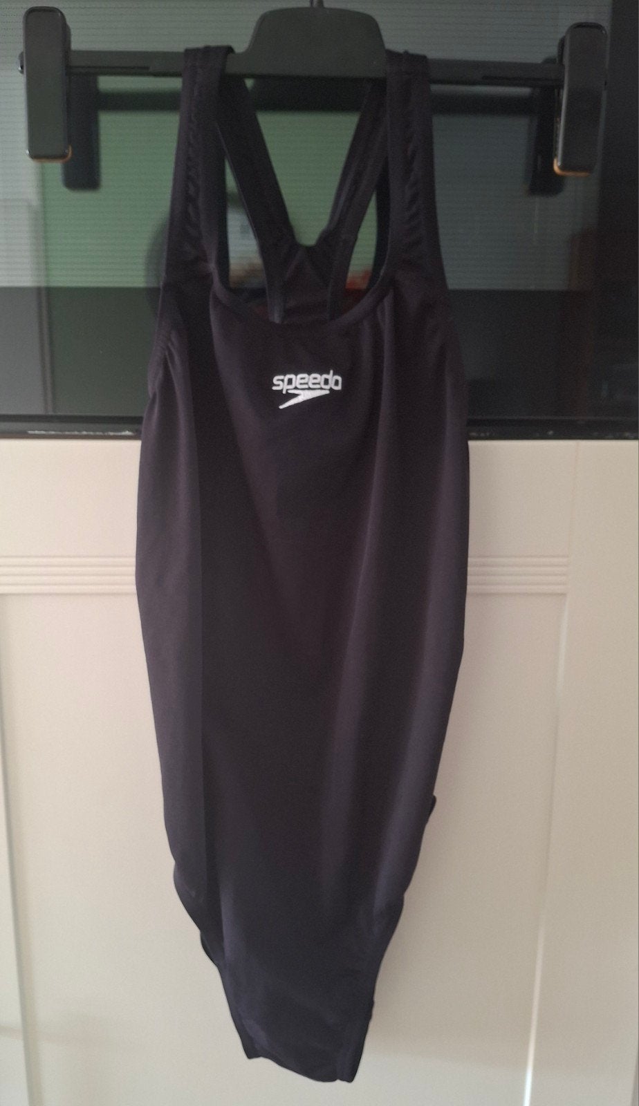 Speedo Endurance zwart badpak mt M check de maten, Zwart, Badpak, Zo goed als nieuw, Speedo