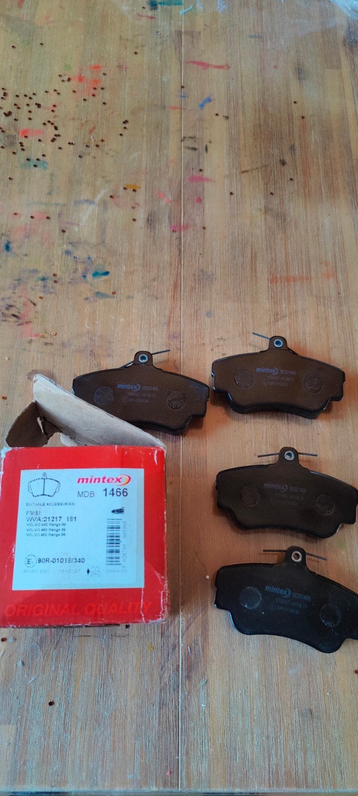 Mintex MDB 1466 Remblokken voor Volvo 440/460, Auto-onderdelen, Ophalen of Verzenden, Nieuw, Volvo