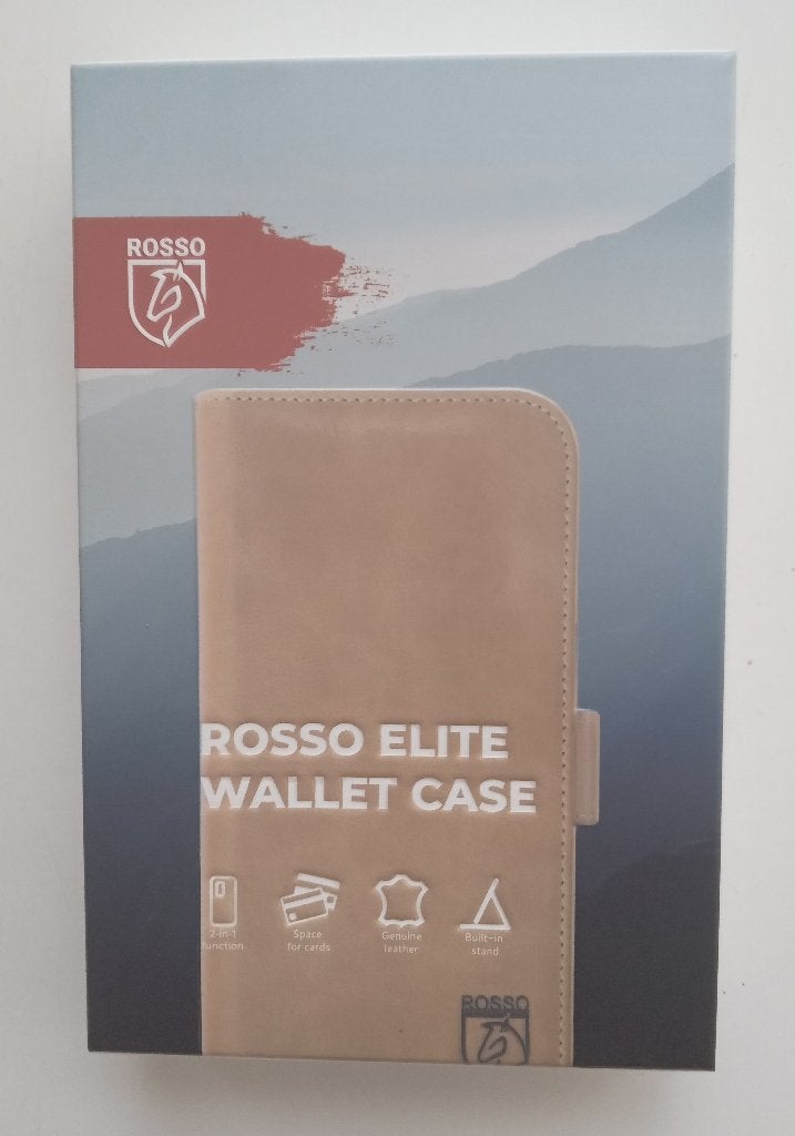 Rosso Elite Wallet Case leren mobiel hoes, nieuw, Oosterveldweg 15, 7274 DZ, Verzenden, Nieuw, Stichting Angel's Choice