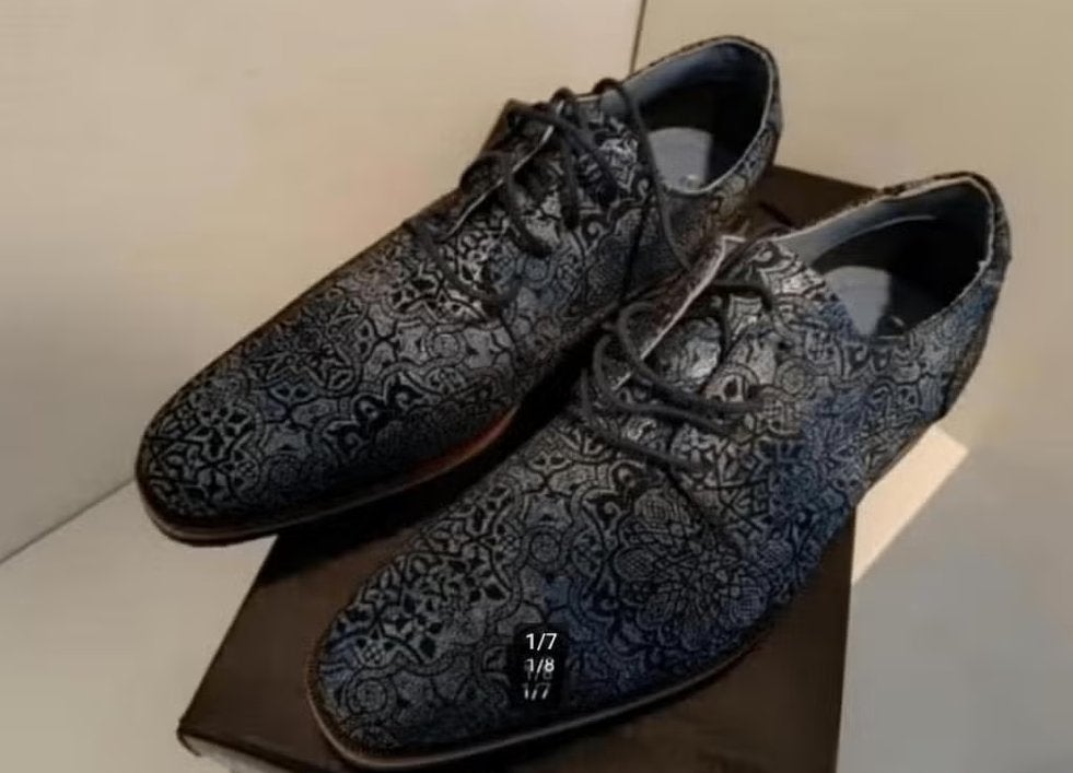 herenschoenen maat 40 nieuw, Blauw, Nieuw, Ophalen of Verzenden